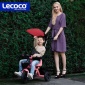 乐卡lecoco儿童三轮车宝宝手推车带遮阳棚凯越S400